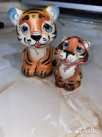 Фарфоровая фигурка Тигр