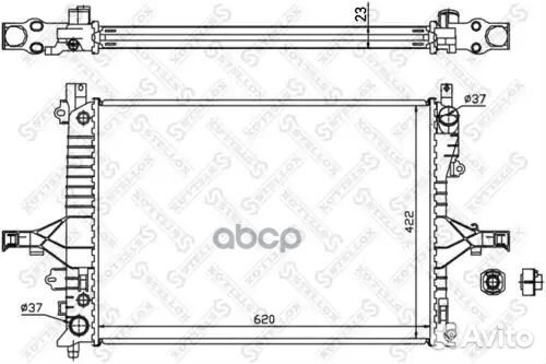 Радиатор Volvo S60/V70/S80 2.4/2.8 99 Volvo