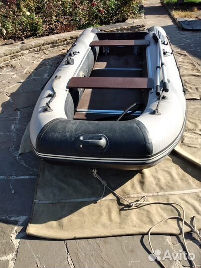 Надувная лодка пвх Адмирал 320 с мотором Yamaha 2