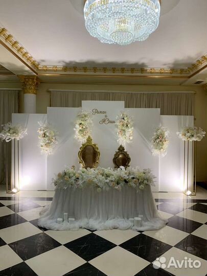 Оформление свадьбы, декор для свадьбы