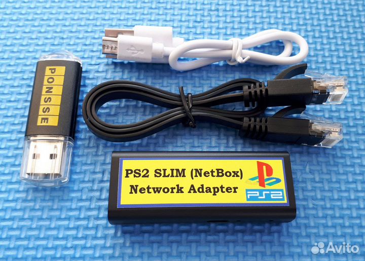 PS2 Slim Network Adapter NetBox smb fmcb