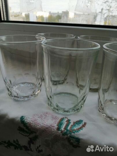 Стаканы 200 г. СССР 9 штук