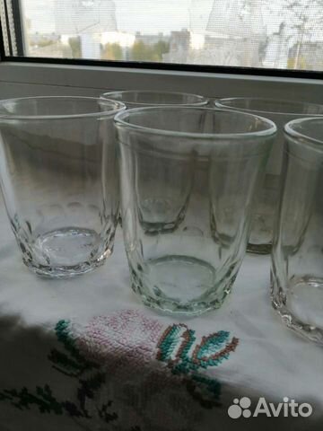 Стаканы 200 г. СССР 9 штук