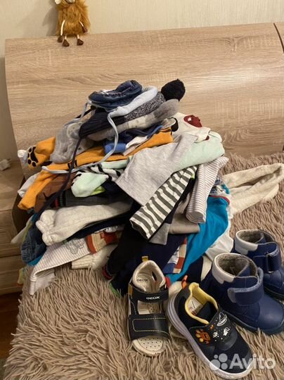 Вещи для мальчика пакетом 6 мес - 2 года