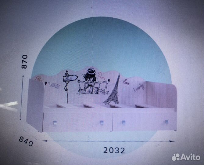 Кровать для девочки