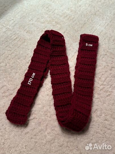 Скинни шарф ручная работа