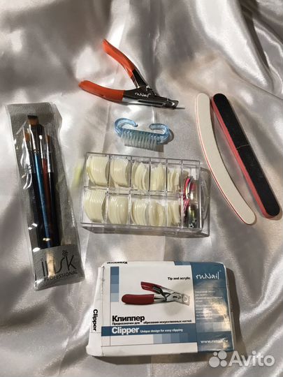 Лампа для сушки ногтей + клиппер+ ногти и кисти