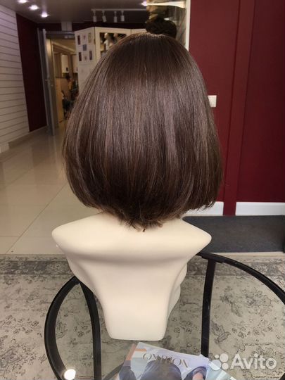 Парик на шёлке из натуральных волос