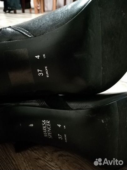 Сапоги кожанные