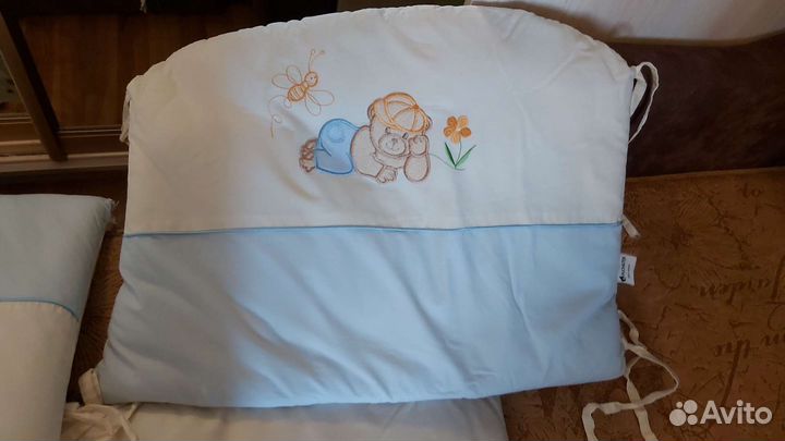 Борта мягкие в детскую кроватку