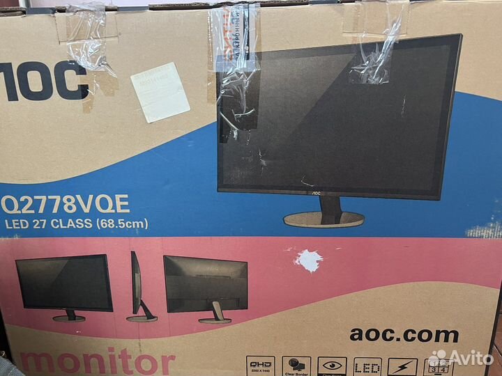 Монитор 27 дюймов AOC q2778vqe