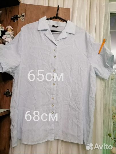 Рубашка 56 58 ткань вискоза Германия 130-136см