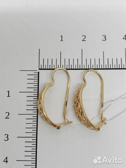 Золотые серьги