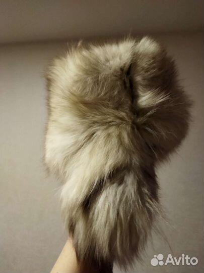 Шапка ушанка из песца
