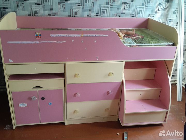 Кровать чердак бу