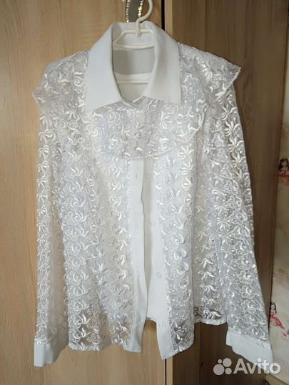 Белые блузки для школы