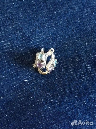 Серьги серебро