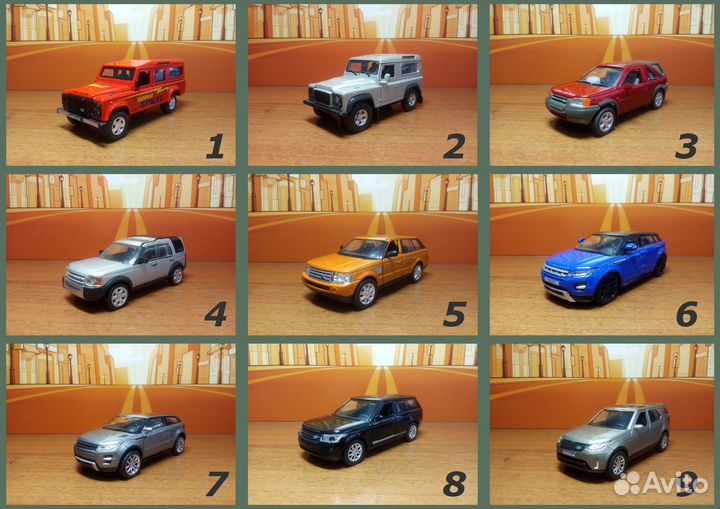 Модели авто Land Rover