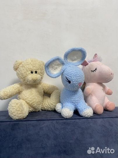 Мягкая игрушка мишка зайка единорог