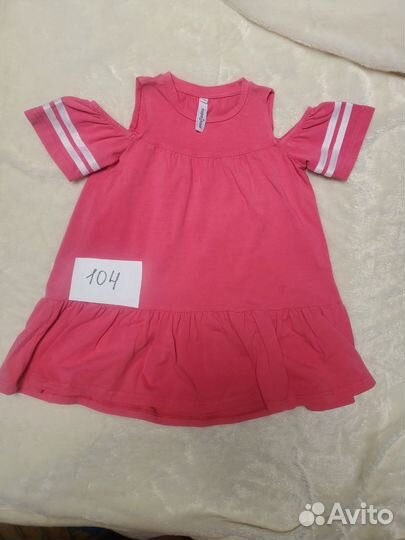 Платье для девочки летнее 104, 110, 128