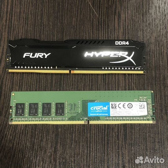 Оперативная память ddr4 8gb (2х4) 2133