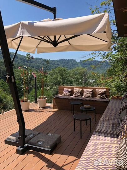 Зонт для дачи. Зонт уличный