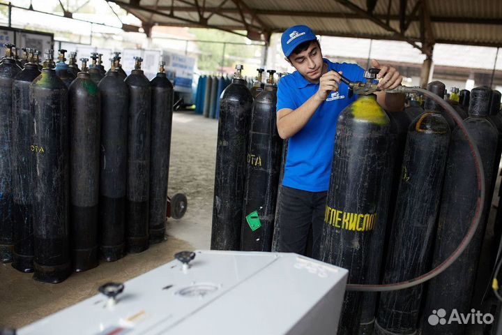 Баллон аргоновый 20 л, аргон/ Заправка, доставка