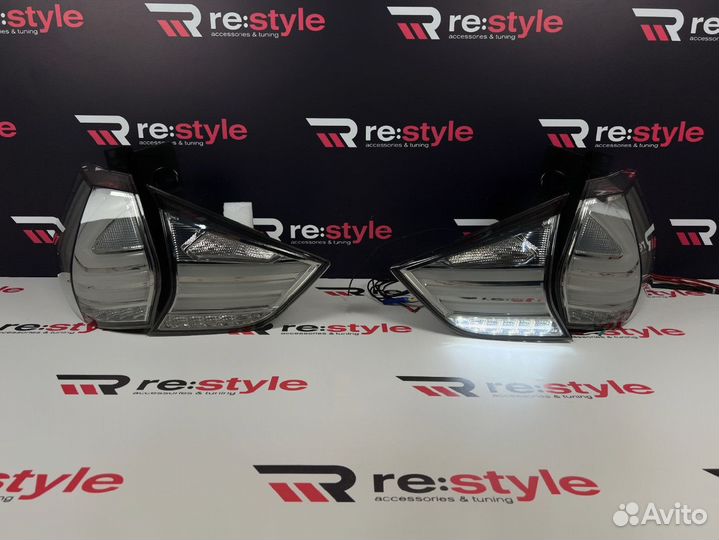 Стопы Nissan X-Trail 32 Стиль BMW Дымчатые K2130