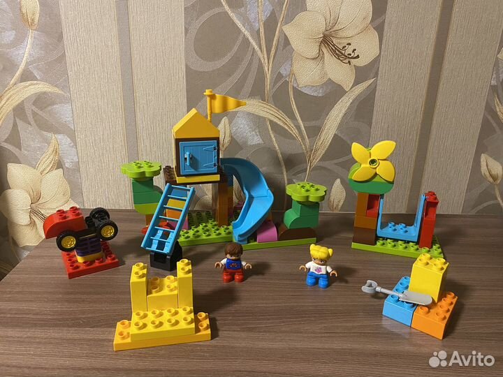 Lego duplo детская площадка детский сад