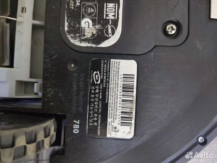 Робот пылесос irobot roomba 780