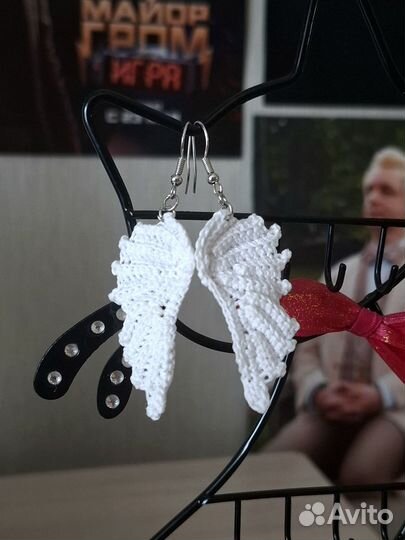 Серьги Крылья Ангела