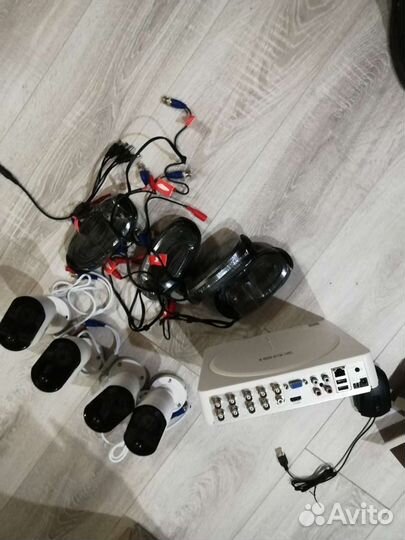 Комплект видеонаблюдения 4 камеры