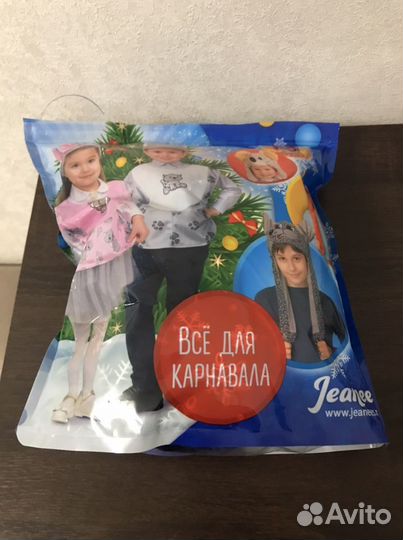 Шапка карновальная снеговик