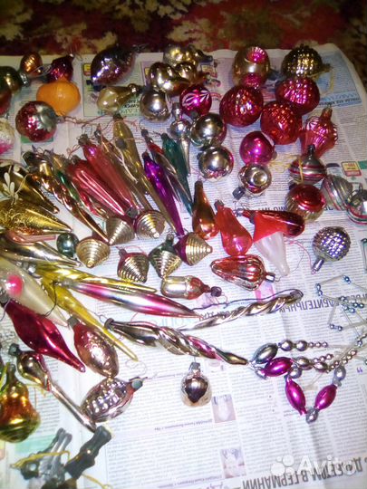 Елочные игрушки СССР