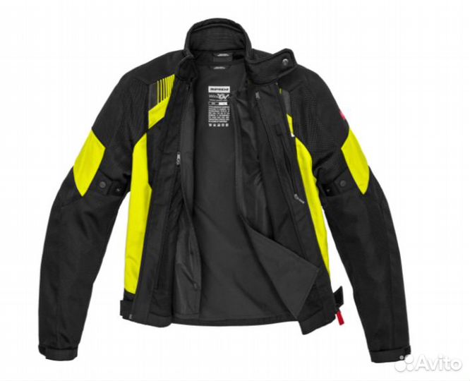 Мотокуртка spidi flash EVO NET wind Yellow Fluo
