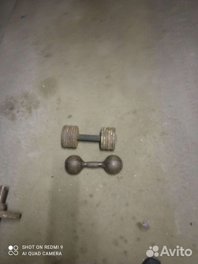 Штанга гриф блины бу