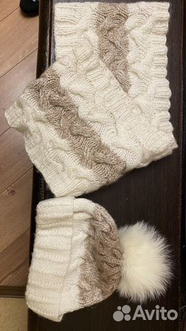 Шапка и снуд женский