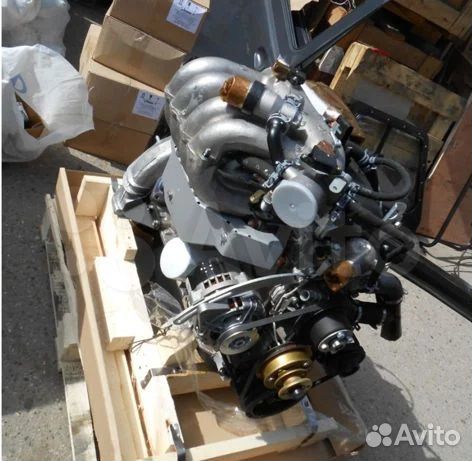 Двигатель УМЗ-4213 107 л.с.(92 б.) ЕВРО-3 инжектор (лепестковое сцепление) на УАЗ 452