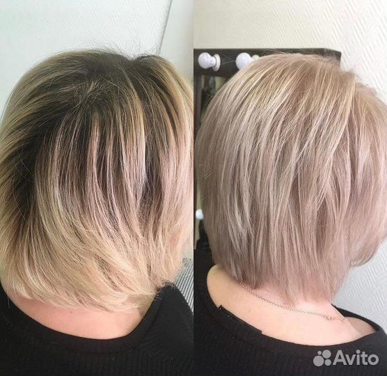 Стрижки окрашивание