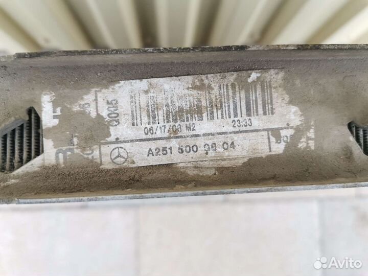 Радиатор охлаждения Mercedes ML 320 CDI