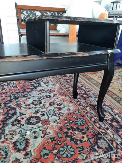 Стол-банкетка дубовая времен СССР