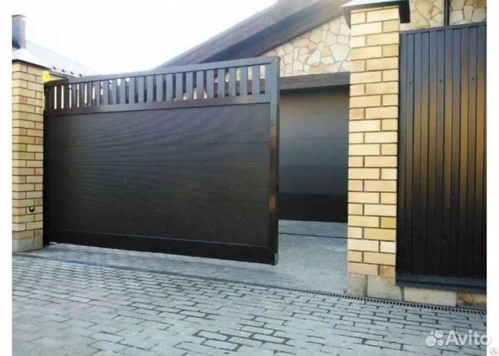 Комплектующие для откатных Ворот. Ворота в гараж