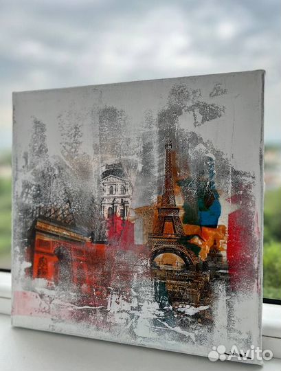 Картина на холсте История Парижа