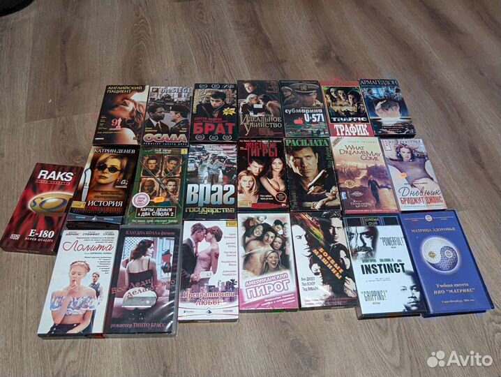 Видеокассеты VHS фильмы оптом