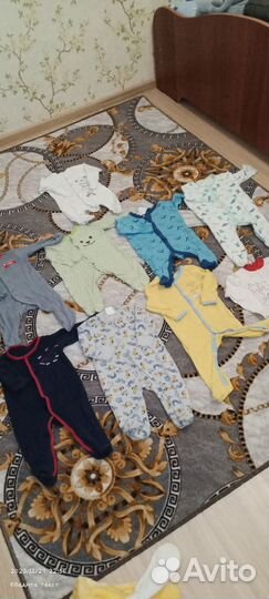 Детские вещи от 0 до 6 месяцев
