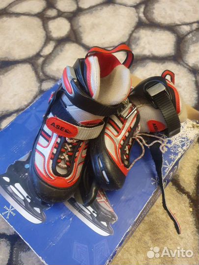 Коньки раздвижные 26-29