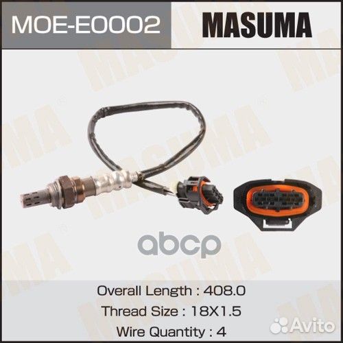 Лямбда-зонд opel omega B moee0002 Masuma