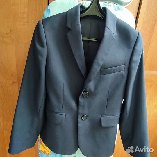 Пиджак школьный для мальчика р-р 128