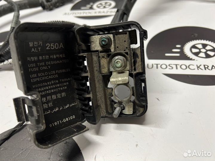 Клема плюсовая Hyundai Santa Fe TM D4HB 2019