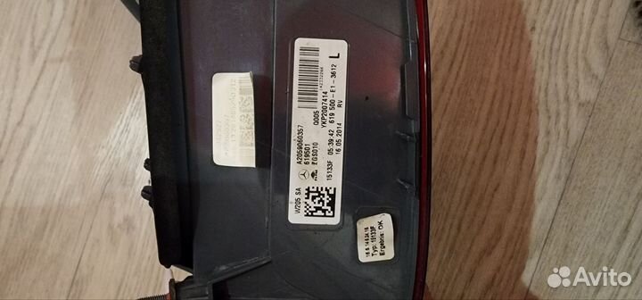 Задний левый фонарь мерседес w205